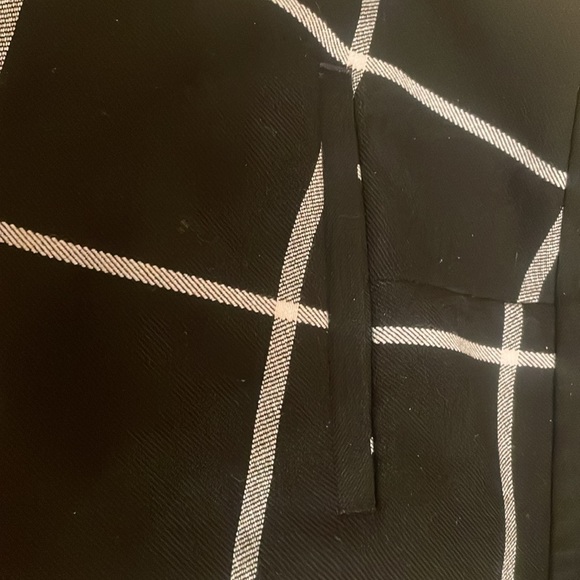 Window Pane Ankle Length Dress Pants - Picture 3 of 4